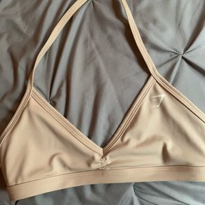 Gymshark open back halter bra